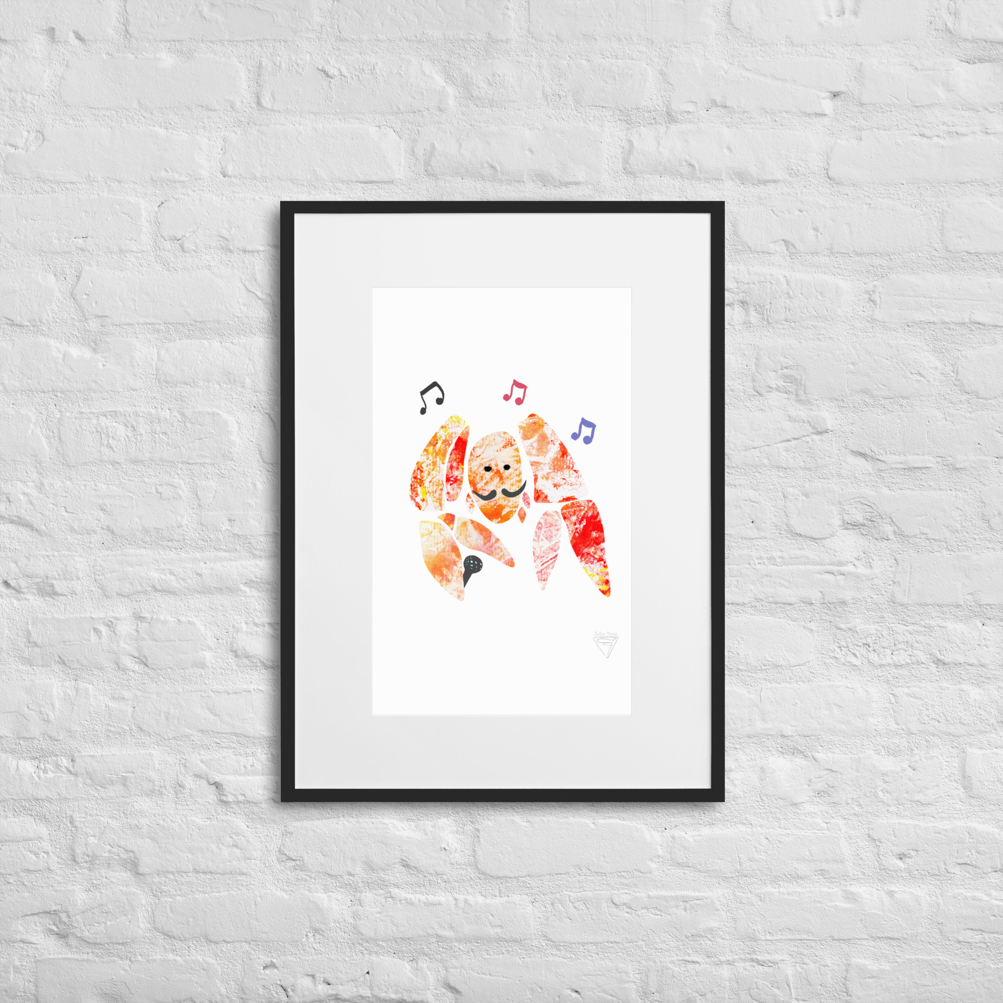 Matte Paper Framed Poster With Mat